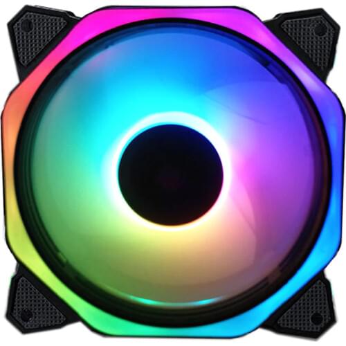 120mm Cooler Fan RGB PC Cooling Fan for Computer Notebook Silent Gaming Case New Arrival