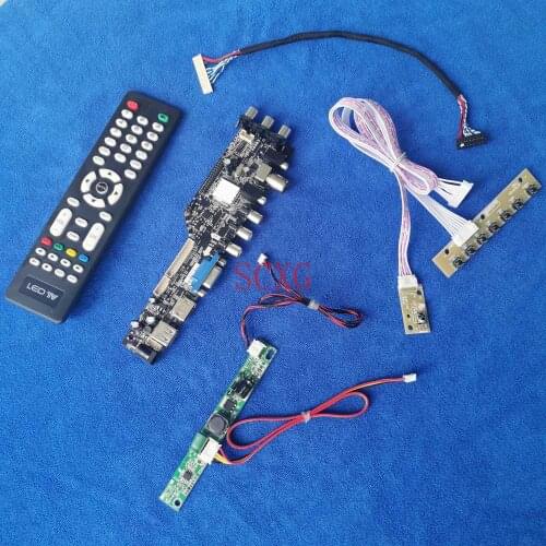 LVDS-30Pin DIY Kit 1680*1050 For LTM220MT09/LTM220MT12 Screen controller board USB AV VGA HDMI-compatible LED/LCD Digital Signal