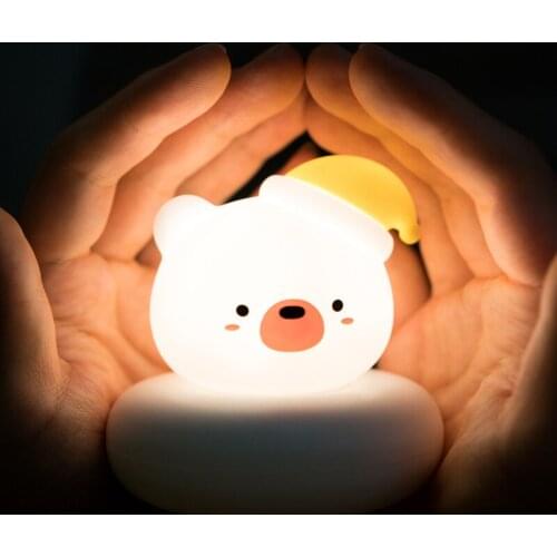 New Cartoon Lamp Cute Small Night Light LED Portable Bedroom Lamp Home Lighting Feeding At Night Led Soft Light Eye Protection