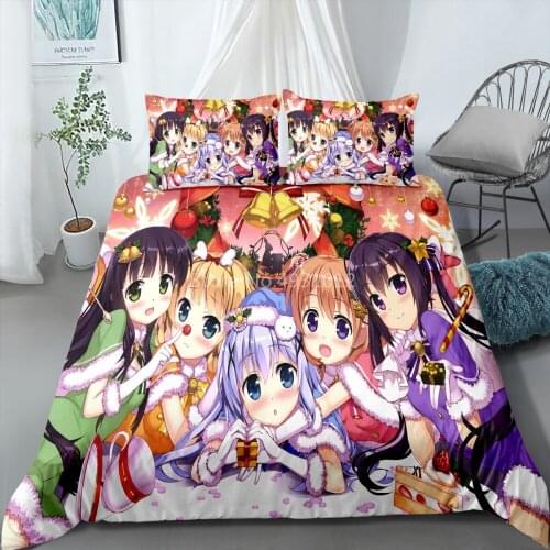 New Japan Anime Bedding Sets Comforter Quilt Cover Duvet Cover Set Twin Double Queen King Bedclothes Pillowcase Kids Boys Gift
