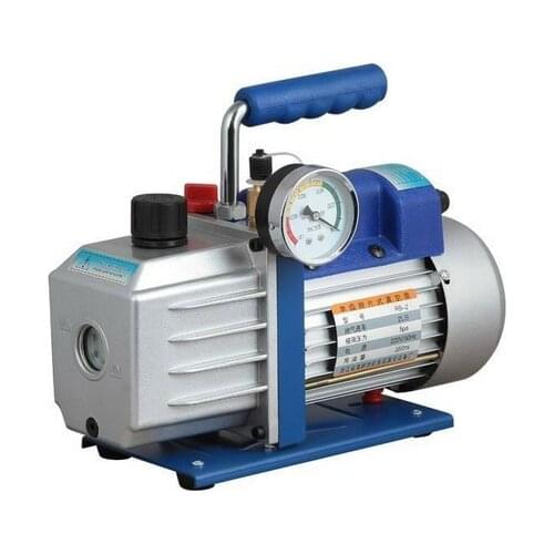 New Single Stage Rotary Vane Vacuum Pump China 7CFM 1/2HP HVAC Tool AC R410a R134 for Vacuum Packaging+ Precision Guage