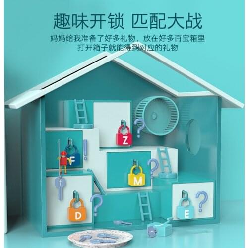 Preschool Teaching Aid Alphanumeric Cognitive Unlocking Children Montessori Enlightenment Toys Aged 3-6