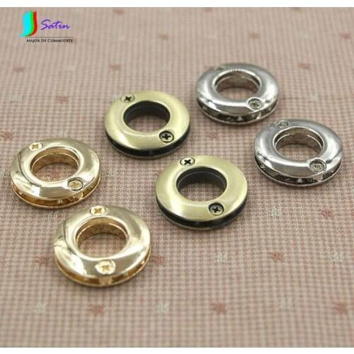 Advanced Rust-proof Silver/Gold/Brown Bag Eyelet Buckle Eye Button Metal Buttonhole Manual Diy Kit Accessories 4pcs/lot S664P