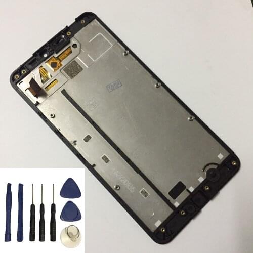 For Nokia Lumia 640XL 640 XL Touch Screen Digitizer Sensor + LCD Display Monitor Panel Module Assembly With Frame + Free Tools
