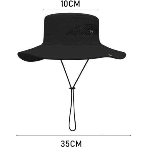 2021 New Fashion Sun Hat Fishing Cap Bucket Hat Fashion Breathable Compressible Beach Sun Cap for Outdoor Bucket Hat Men