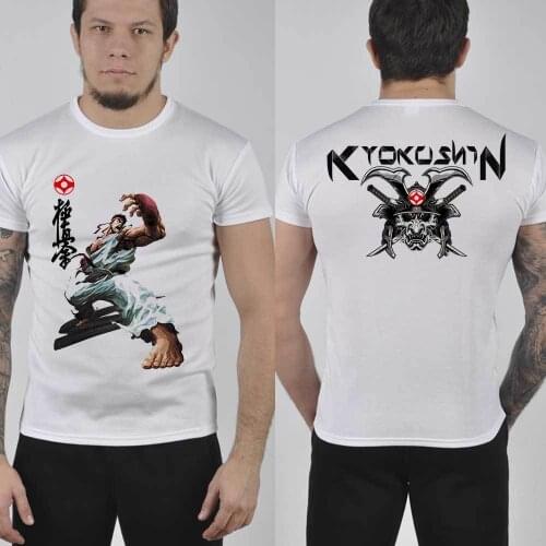 Cool Design Karate Sketching Fighting T-Shirt. Summer Cotton Short Sleeve O-Neck Mens T Shirt New S-3XL