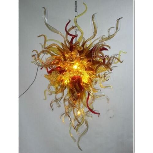 Glass Chandelier LED Murano or Borosilicate Glass Chandelier Indian Chandelier
