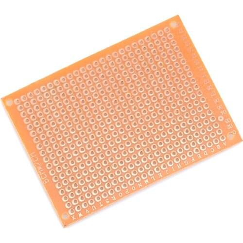 10Pcs 5*7 PCB 5x7 PCB 5cm 7cm DIY Prototype Paper PCB Universal Board yellow