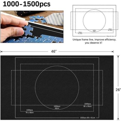 Adult Puzzle Storage Felt Puzzle Mat Storage Mat Size 1000 Pieces Storage Classification Puzzle Custom Mat