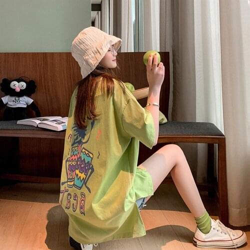 Short-sleeved T-shirt Women Summer New Style Plus Size Ladies Blouse Women Top