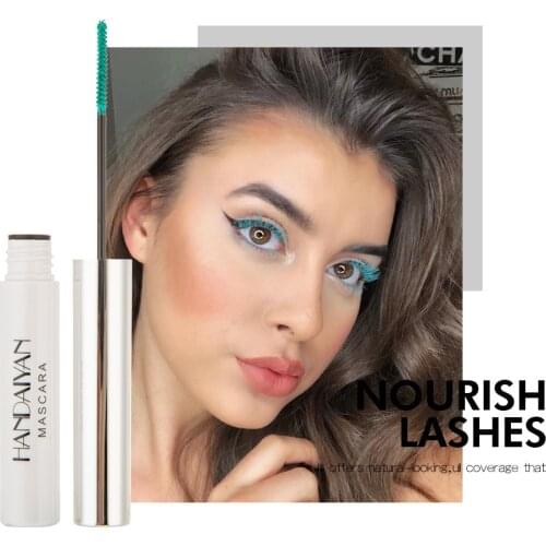 12 Colors Mascara Thick Curling Stunning Slenderness No Blooming Mascara Waterproof Long-lasting Curling Lengthening Eyelashes