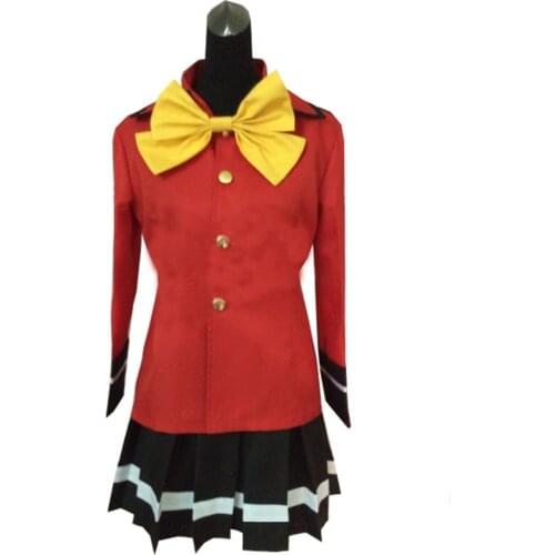 2018 Anime Fairy Tail Wendy Marvell Cosplay Costume School Uniform