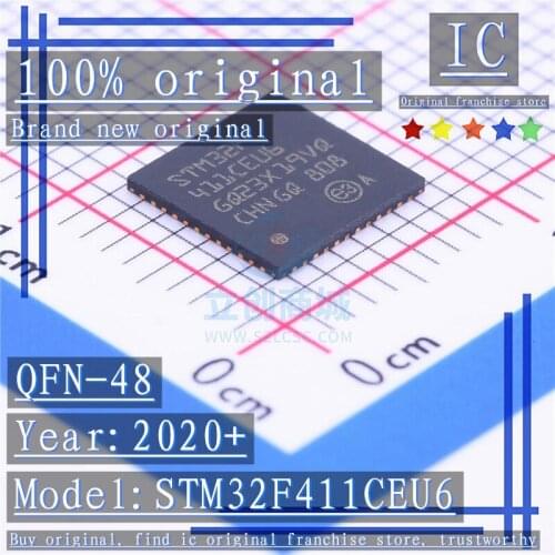 2020+ 100% Brand new original 1PCS-5PCS STM32F411CEU6 LQFP-48 Microcontroller chip