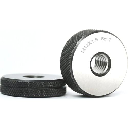 6g Right hand Metric thread ring gauge set T Z M12 M12X1.75 M12X1.5 M12X1.25 Fine screw thread ring gage M12X1 M12X0.75 M12X0.5