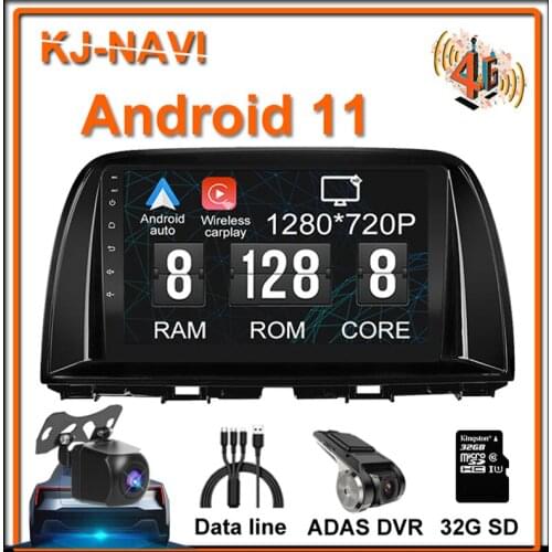 9'' 6+128GB Android 11.0 For Mazda CX5 CX-5 CX 5 2012 - 2015 Car Player Radio GPS Multimedia Video Navigation No 2din 2 din Dvd
