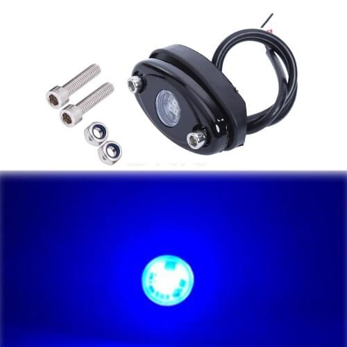 9W Car Blue LED 750LM Automobile Under Chassis Light Atmosphere Lamp RV Camper Decorative Warning Lamp Van Exterior Accessories