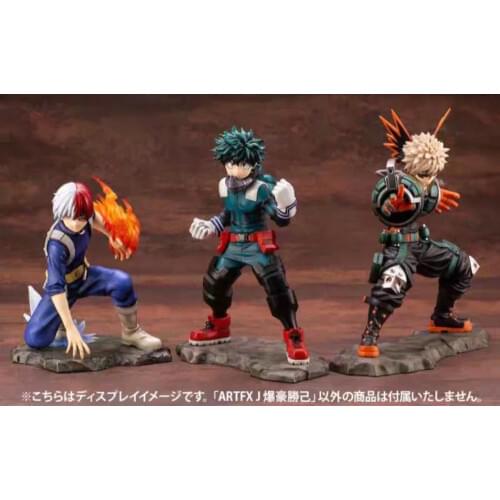 Anime My Hero Academia ARTFXJ Bakugou Katsuki Todoroki Shoto Midoriya Izuku Figure Model Toy