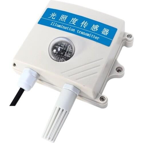 Illumination sensor transmitter agricultural greenhouse illuminance meter temperature and humidity light measurement three in on