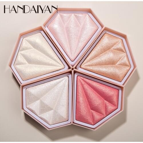 Face Highlighter Makeup Face Brighten Contouring Shimmer Shiny Liquid Highlighter Powder Palette Bronzer