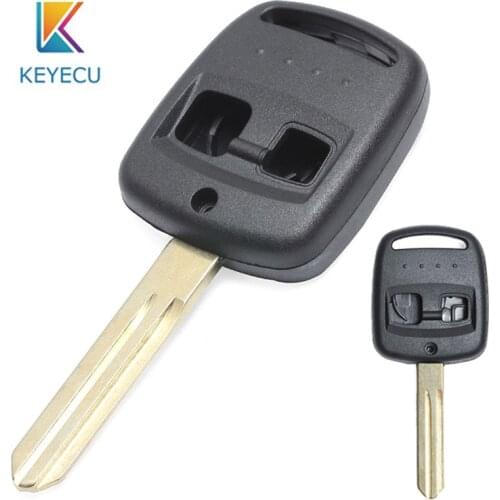 KEYECU for Subaru Forester Legacy Impreza Outback 2000 2001 2002 2003 Replacement Remote Car Key Shell Case Fob 2 Buttons