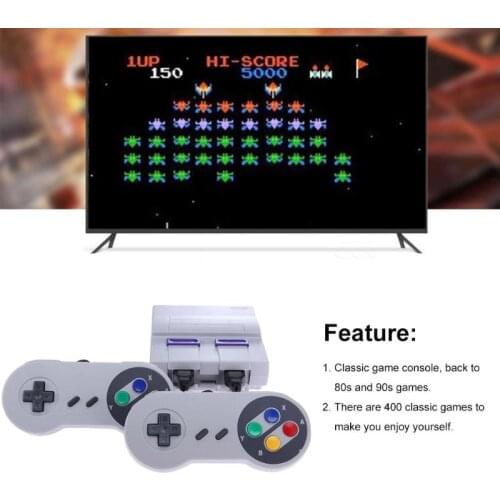 Handheld Game Players Family Mini TV Video Game Console 8 bit Games Support AV Out Built-In 400 Retro Classic Games No Repeat
