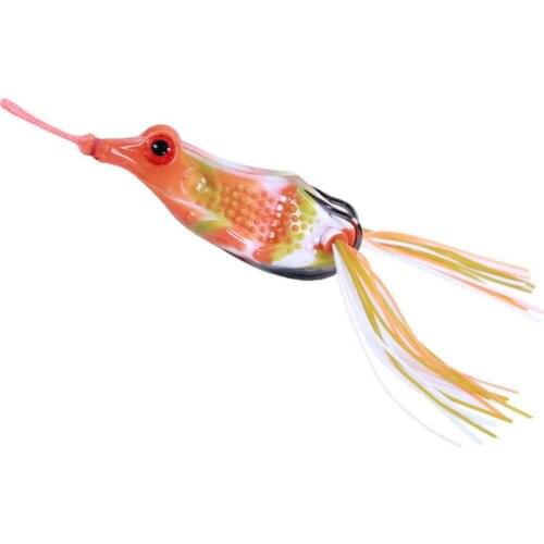 1PCS Frog Bait Black Thunder Frog Modified Thunder Frog Blood Hook False Bait Sub Bait Accessories Bionic Bait Hit Black Thunder