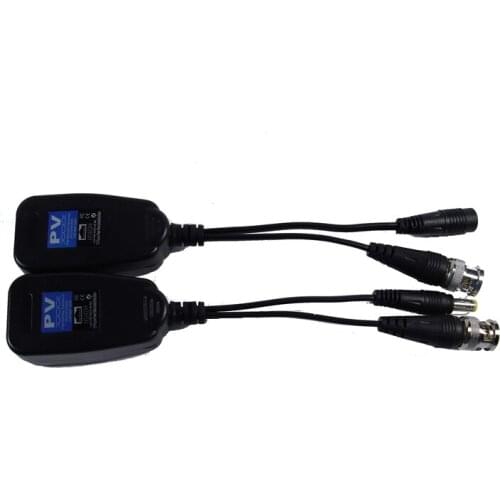 RJ45 1CH Passive Balun CCTV Balun Video Balun Transceiver Supply Power For HDCVI HDTVI AHD Analog High Definition Camera