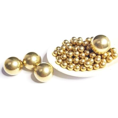 Solid H62 Brass Ball Diameter 0.9mm 1mm 1.2mm 2mm 2.381mm 3mm 3.175mm-45mm Precision Smooth Ball Beads Round Ball