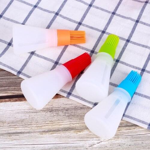 High quality silicone oil brush with bottle pastry brushes BBQ brush,10pcs/lot