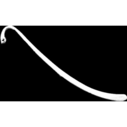 50Pcs DIY New Bookmarks With Hole For Books Silver Plated Metal Charms Jewelry Making Findings 86mm