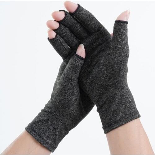 1 Pair Compression Arthritis Gloves Wrist Support Cotton Joint Pain Relief Hand Brace Women Men Therapy Wristband