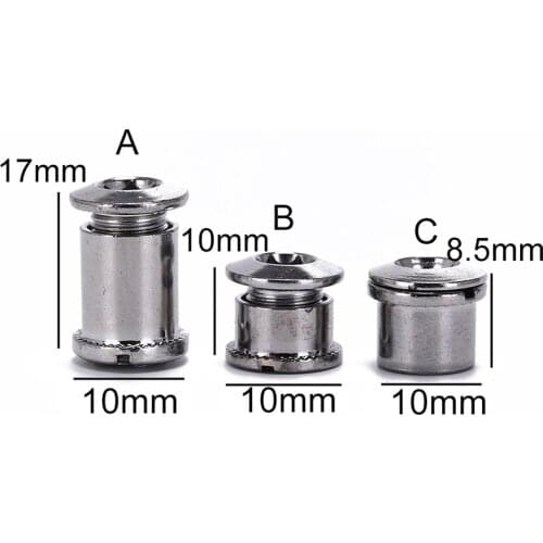 1Pair New MTB Mountain Bikes Road Bicycles Chain Wheel Crankset Monolock Double Screws Bolts Nut Parts