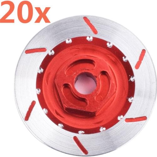 5Sets RC Aluminum The Brake Disc Wheel Box With 12mm Hex Nut For RC 1/10 Scale Models RC Car Upgrade Parts HSP Sakura 94123