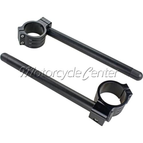 52mm Clip Ons Regular Clip-on Fork Tube Racing CNC Handlebars For Suzuki GSXR1100 TL1000S GSXR 1100 TL 1000 S Black