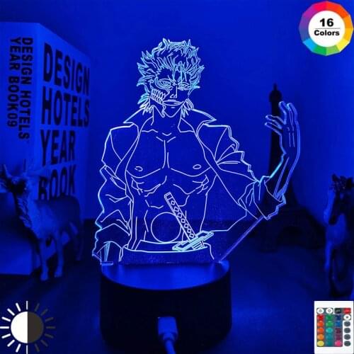 Anime Bleach Grimmjow Jaegerjaquez Led Night Light for Bedroom Decor Night Lamp Bleach Gift Acrylic Neon 3d Lamp Grimmjow