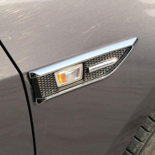 Carmilla For CHEVROLET Chevy CRUZE Aveo Sail ABS Chrome trim Signal Lamp cover Light Side Emblem decoration trim Sport style
