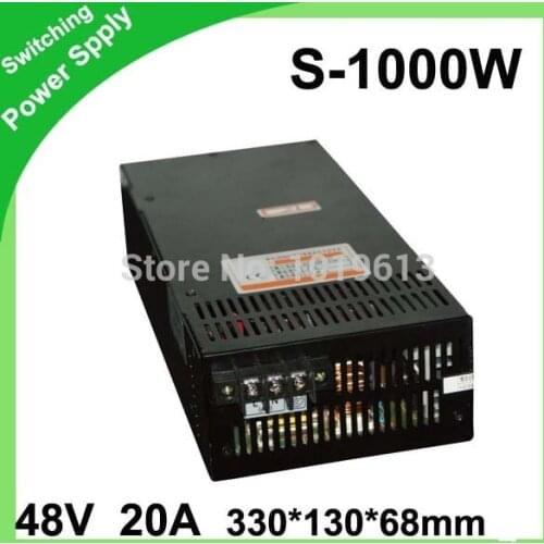 48V 20A 1000W Switch Power Supply Driver For LED Strip Light Display