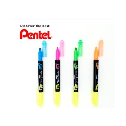 Pentel Double-headed Highlighter Twin Checke Mark The Pen