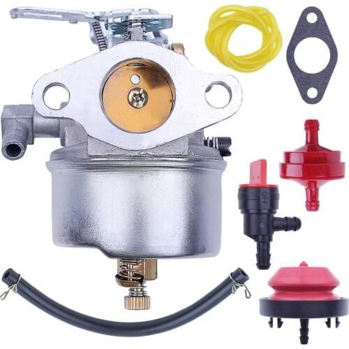 Carburetor for Tecumseh 632113A 632113 HS40 HSSK40 Engines with Fuel Filter Line and Primer Bulb For Oregon 50-662 MFG 1427