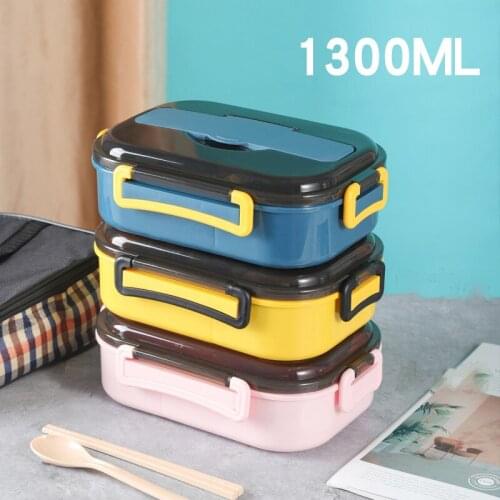 Bento box japanese style food container storage insulated lunch container Breakfast Boxes Wheat Straw Material lunch box