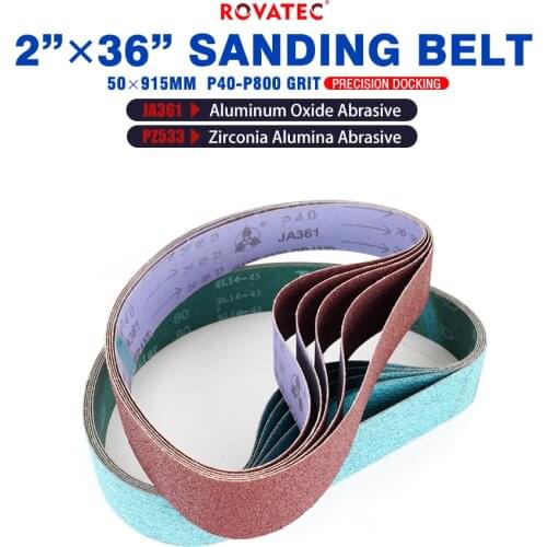 PCS 915*50mm Abrasive Sanding Belt 40-800 Grits Zirconium corundum belt For Wood Metal Grinding Polishing