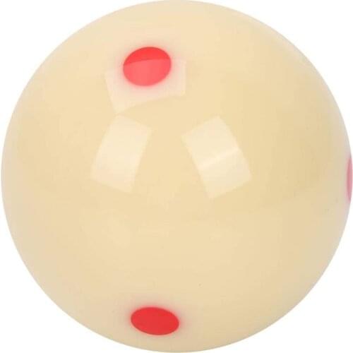 1 large American red dot cue ball 57.2 mm billiard cue ball snooker training ball practice ball American ball head