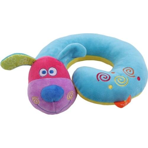 New Kids U Shaped Pillow Baby Cute Cartoon Animal Airplane Safety Seat Car U Neck Travel Pillow