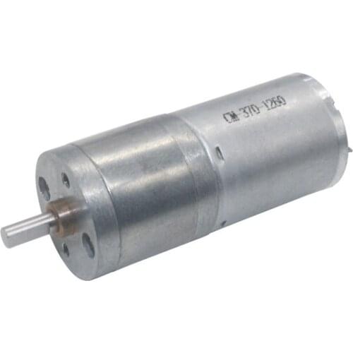 DC 6V 12V 24V Micro Metal Gear Motor 25mm Reduction Motor Low Speed Small Noise Gearmotor For Smart Toy Car