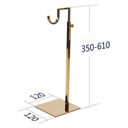 New arrival Adjustable Stainless Steel Handbag Rack Women Bag Display Stand Holder fashion clothing store display prop