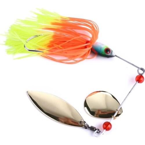 Sf Spinner Baits Spinnerbaits Skit Jigs Trailer Hook For Bass Fishing 0.67oz/19g Jigs Trailer Sf Hook Spinnerbaits