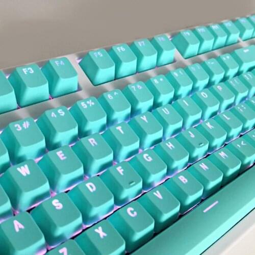 104Pcs/Set PBT Universal Backlit Key Caps Keycaps for Cherry Mechanical Keyboard