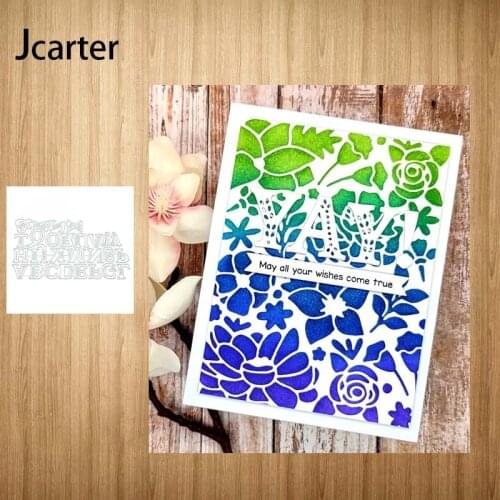 Capital Letters symbol Metal Cutting Dies Shape for Scrapbooking Craft Die Cut Stencil Card Make Mould Sheet Decoration Design