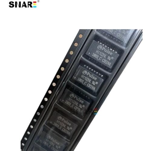 1PCS Pulse H1102NLT Audio Transformers / Signal Transformers 100BaseTX SMD NonPoE 350uH .65Ohms 1-Port