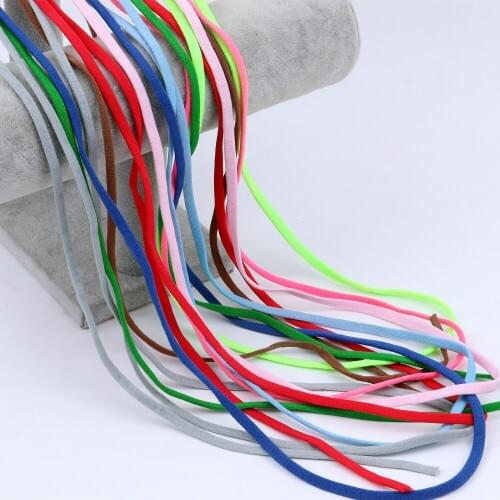 10Yard 4mm Flat Mask Elastic Band Mask Rope Rubber Band Mask Ear Hanging Rope Belt Tape String Oil Cord DIY Garment Sewing Craft